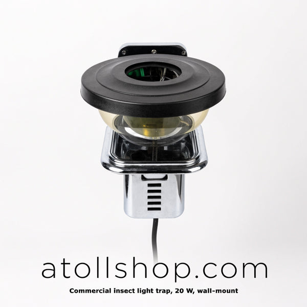 Commercial insect light trap, 20 W, wall-mounted