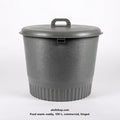 Food waste caddy, 120 L, commercial, hinged lid