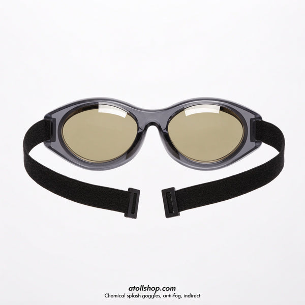 Chemical splash goggles, anti-fog, indirect vent