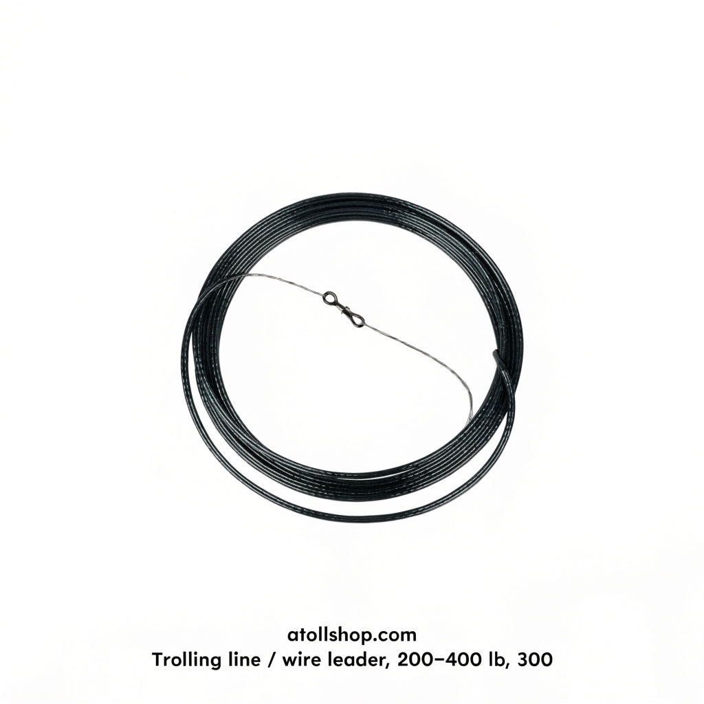 Trolling line / wire leader, 200–400 lb, 300 m