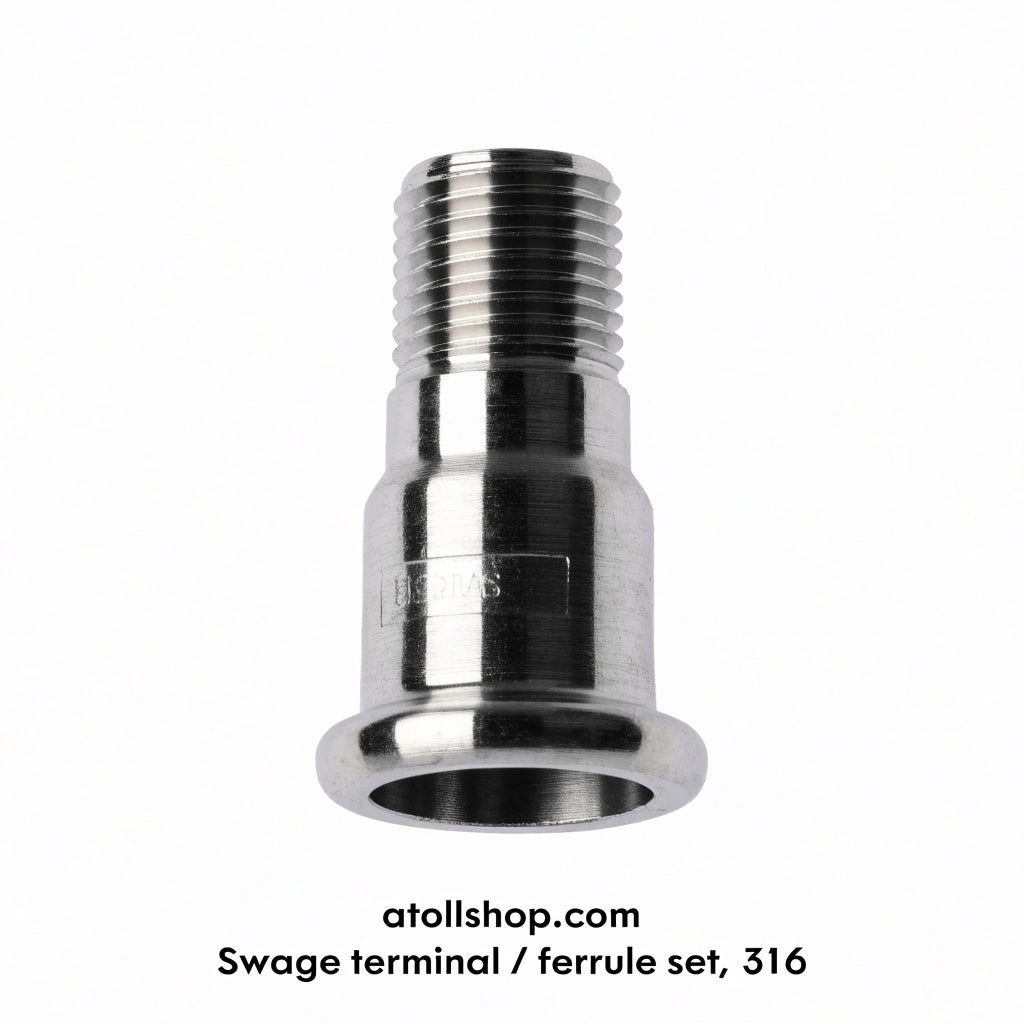 Swage terminal / ferrule set, 316