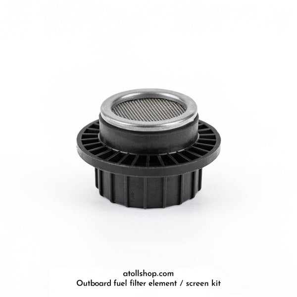 Outboard fuel filter element / screen kit