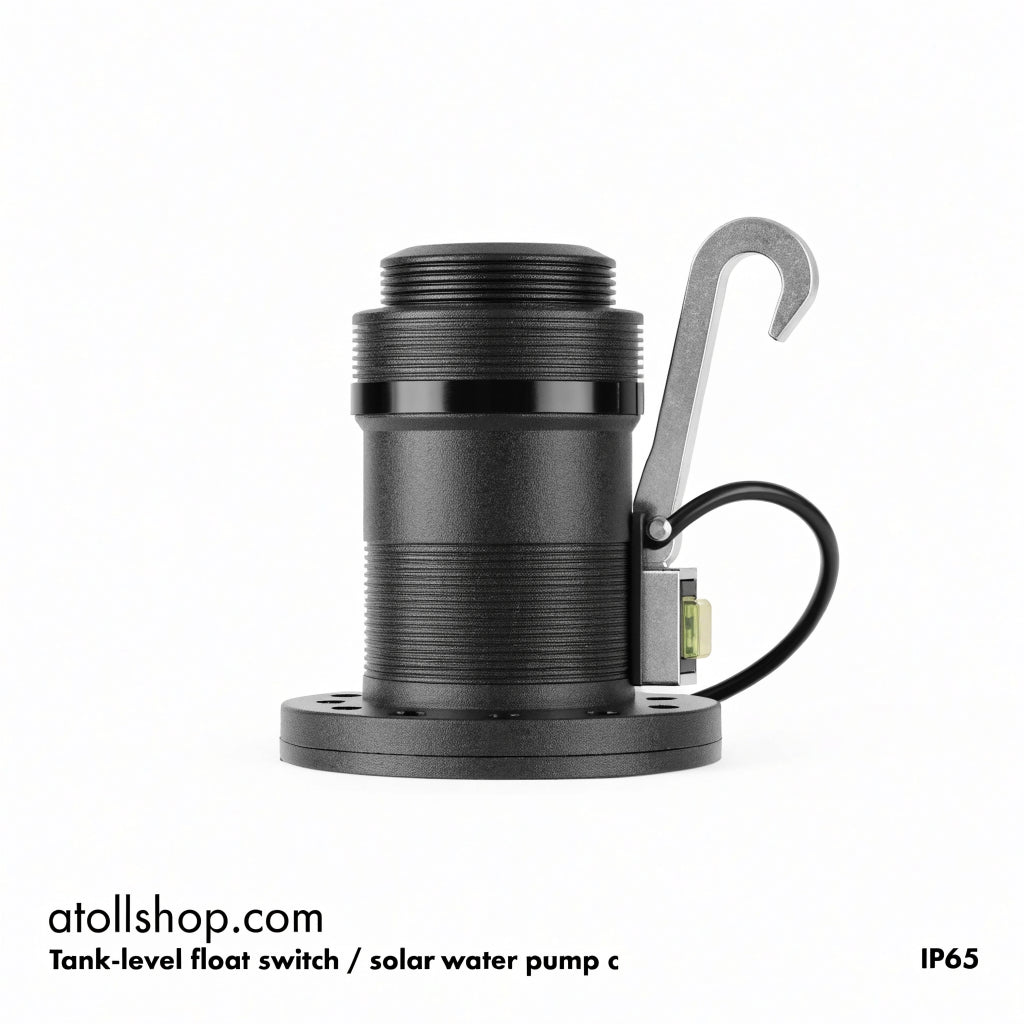Tank-level float switch / solar water pump controller, IP65