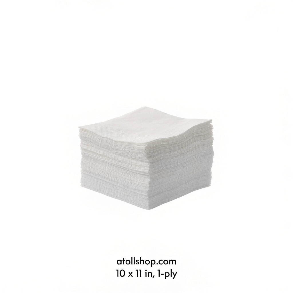 Paper Napkin, 10 x 11 in, 1-ply