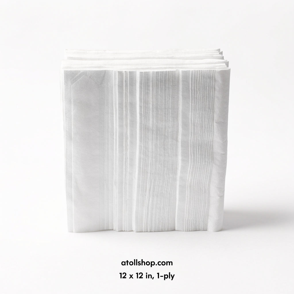 Paper Napkin, 12 x 12 in, 1-ply