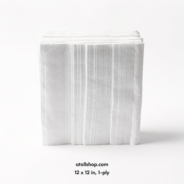 Paper Napkin, 12 x 12 in, 1-ply