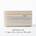 L Fold Tissue Paper, 17 gsm, 20 x 26 cm, 100 pulls