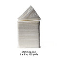 Face Tissue Inner, 8 x 8 in, 100 pulls