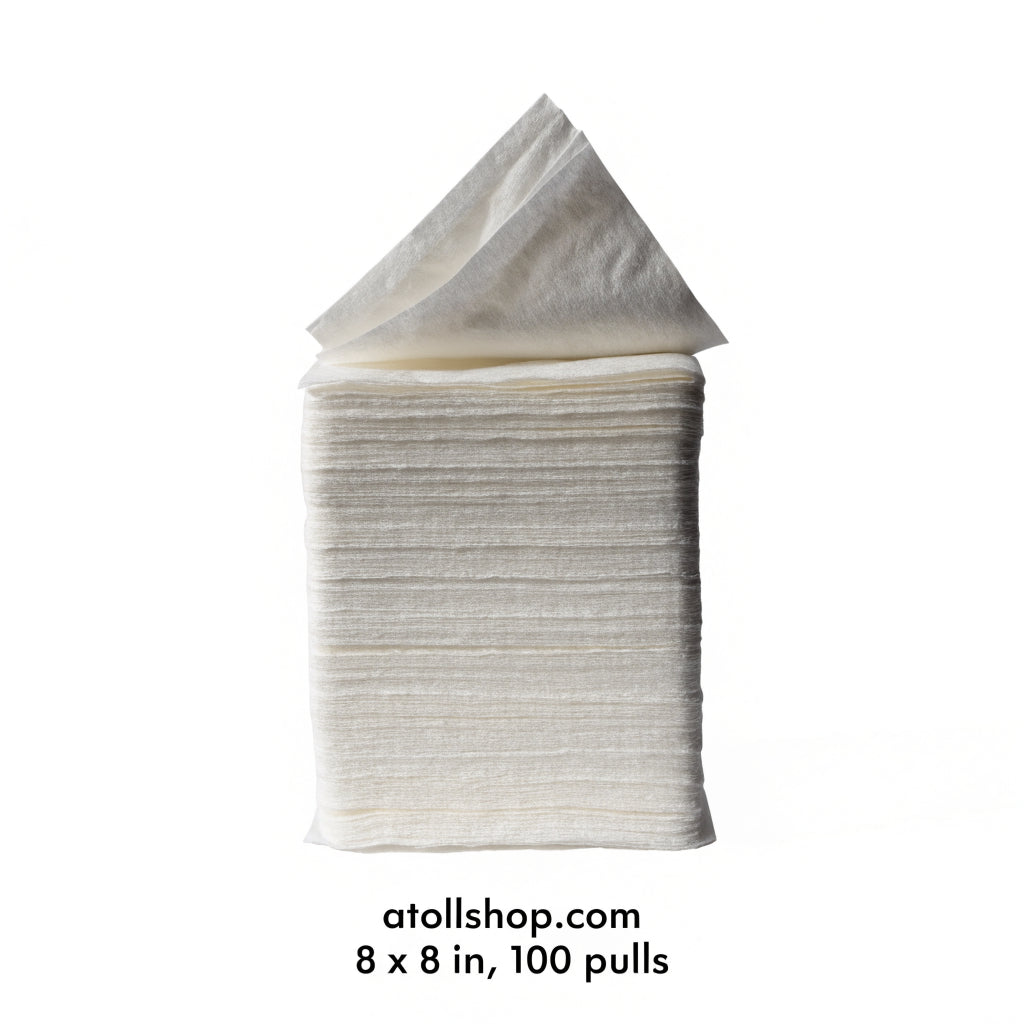 Face Tissue Inner, 8 x 8 in, 100 pulls