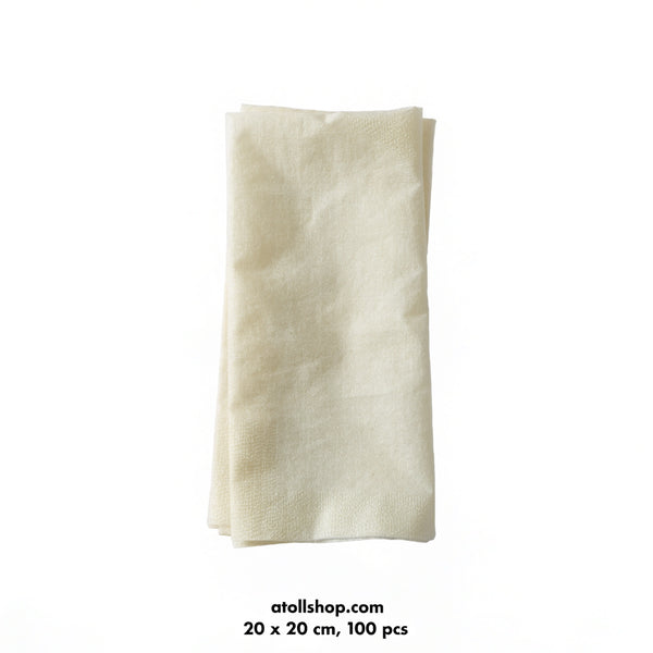 Disposable Non-Woven Napkin, 20 x 20 cm, 100 pcs