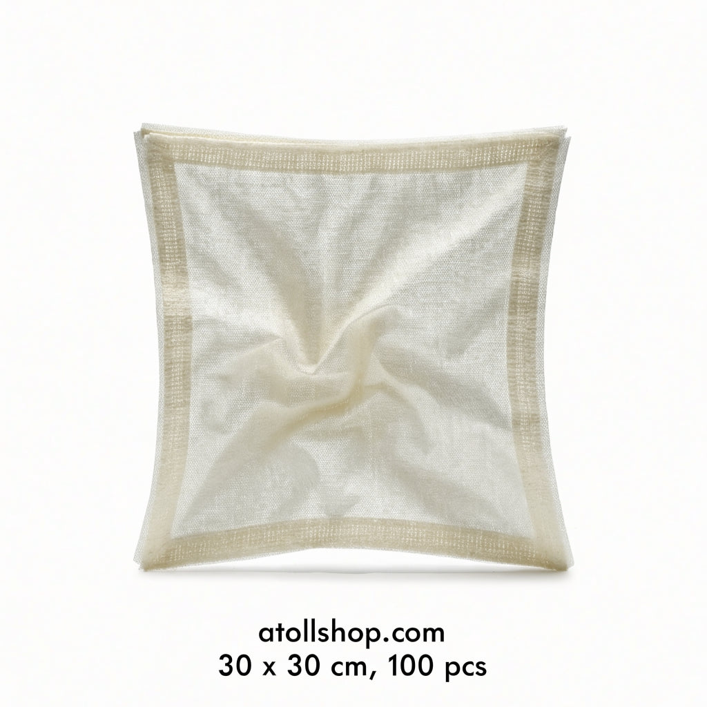 Disposable Non-Woven Napkin, 30 x 30 cm, 100 pcs