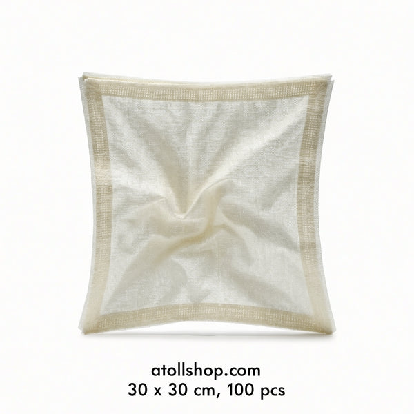 Disposable Non-Woven Napkin, 30 x 30 cm, 100 pcs