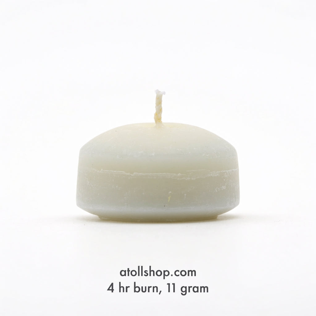 Tea Light Candle, 4 hr burn, 11 gram