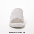 Disposable Terry Slipper, 11 in, white, 28 cm, 5 mm