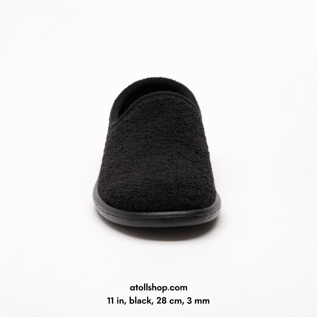 Terry Slipper, 11 in, black, 28 cm, 3 mm