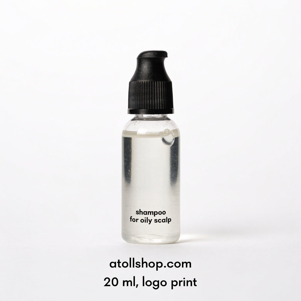 Hair Shampoo, 20 ml, logo print