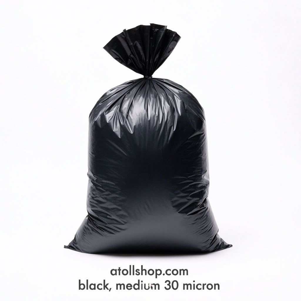 Garbage Bag, black, medium 30 micron