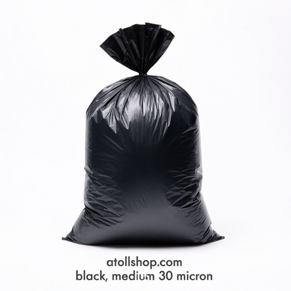 Garbage Bag, black, medium 30 micron
