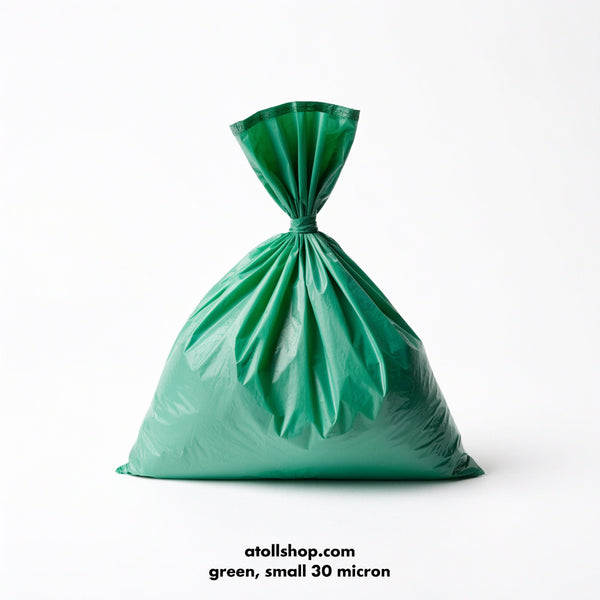 Garbage Bag, green, small 30 micron