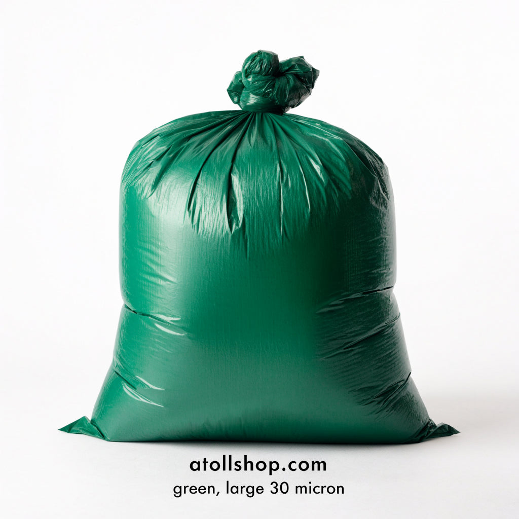 Garbage Bag, green, large 30 micron