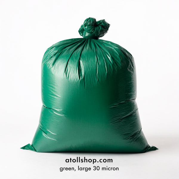 Garbage Bag, green, large 30 micron