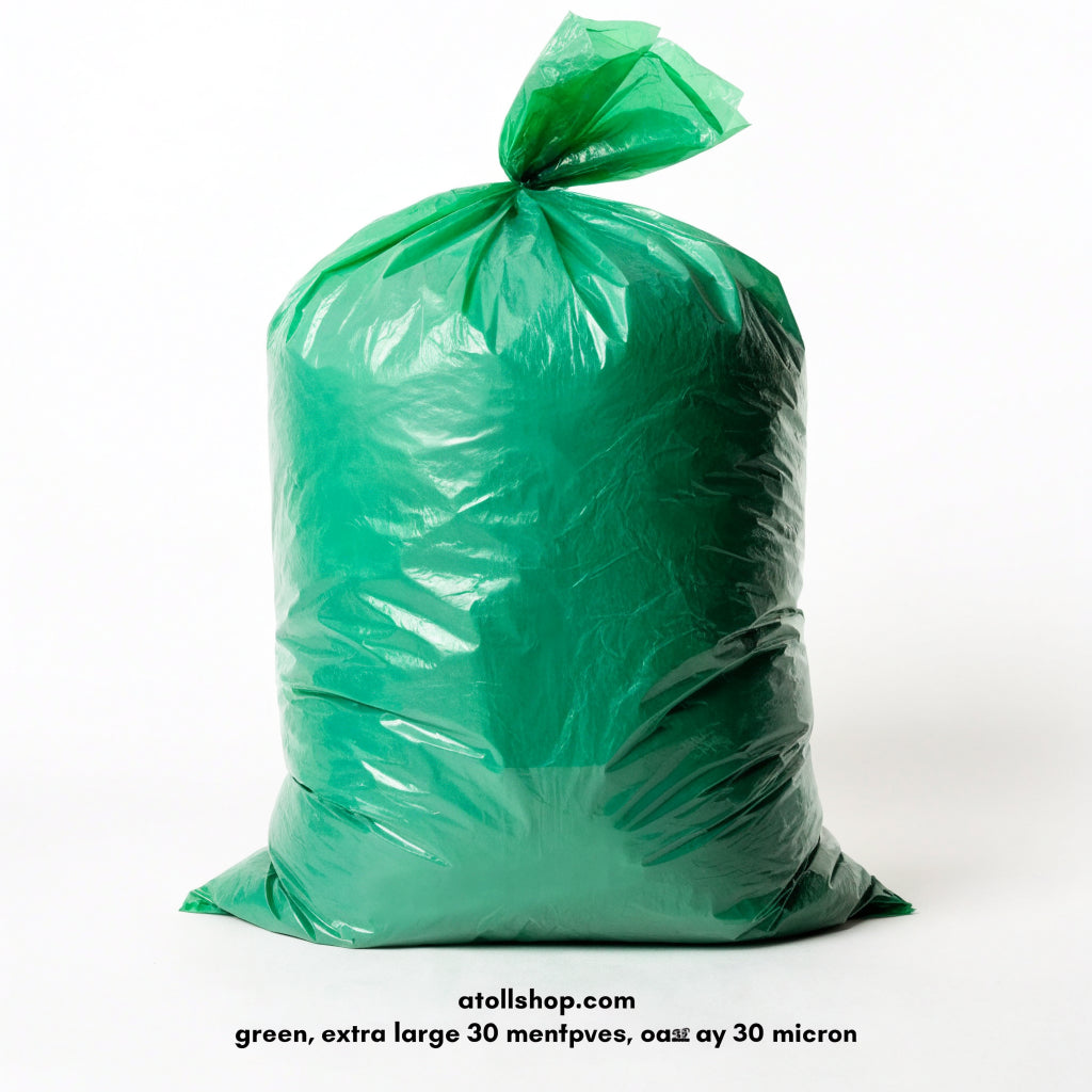 Garbage Bag, green, extra large 30 micron
