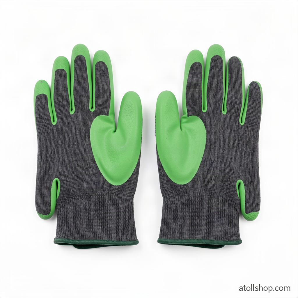 Nitrile Coated Gloves Size 9 Pair - atollshop.com